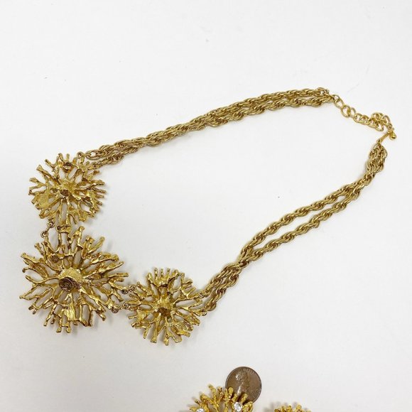 491 Vintage Avon Kenneth Jay Lane collar necklace "Regal Riches" set - Picture 4 of 10
